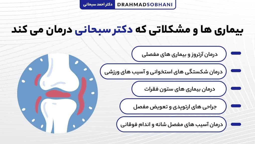 درمان بیماری‌های ارتوپدی زانو و لگن در شیراز